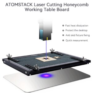 ATOMSTACK S10 Pro Laser Engraver Honeycomb F1 Working Table metal Structure Steel Panel Board Platform w Measurement