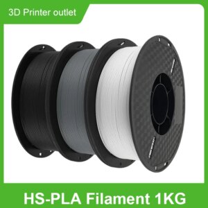 KINGROON 3D Printer HS-PLA Filament 1KG 1.75mm High Fluidity 3D Printing Material Spool Dimensional Accuracy +/-0.02mm